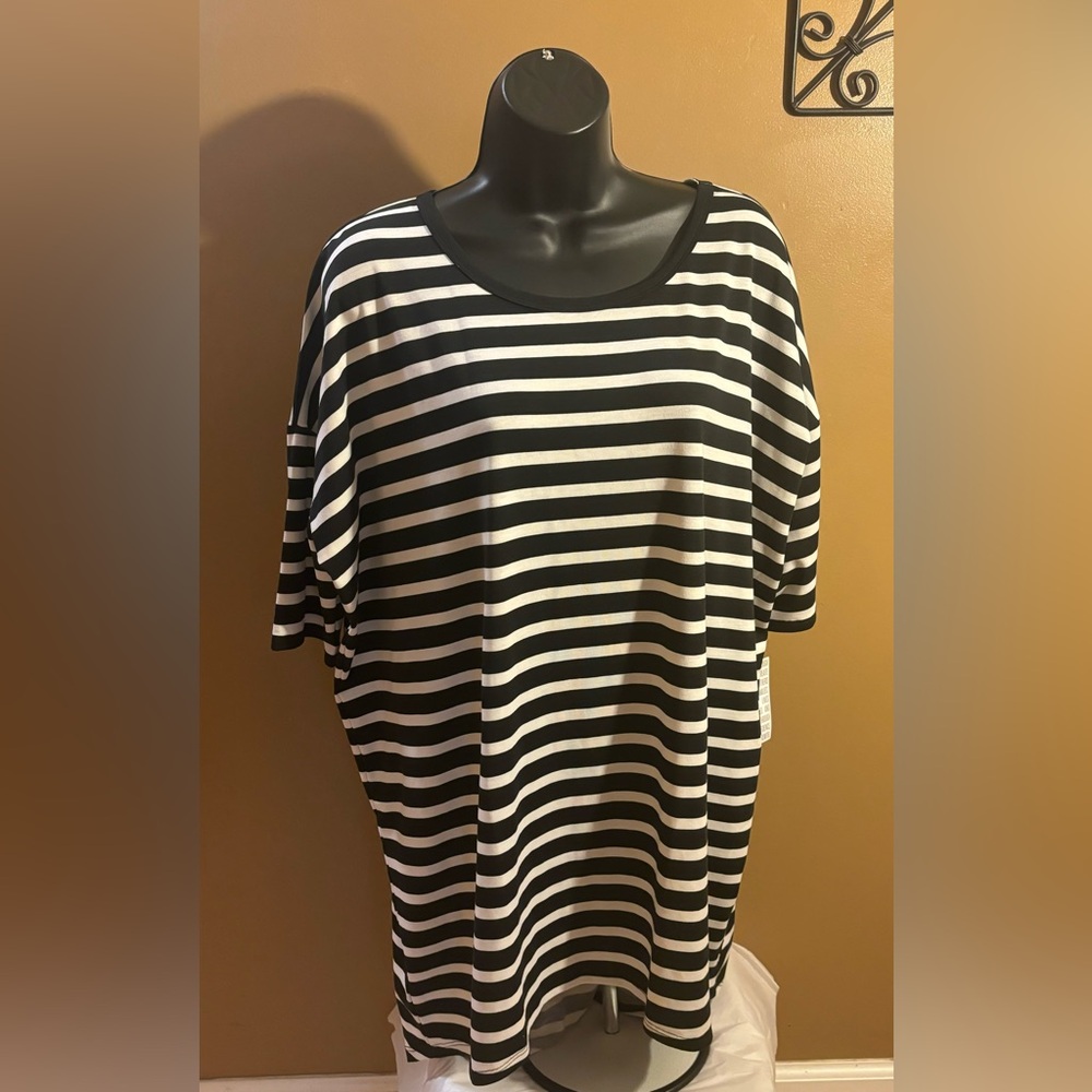 Lularoe Irma Striped Top Large